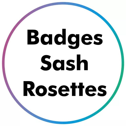 Badges, Sash & Rosettes
