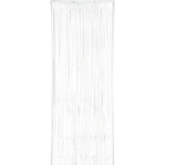 White Plastic Door Curtain 2.4m x 91cm Each
