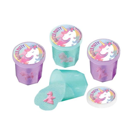 Unicorn Glitter Putty 12pk