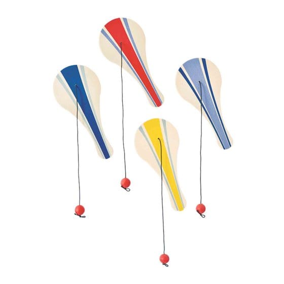 Stripe Paddle Ball 12pk