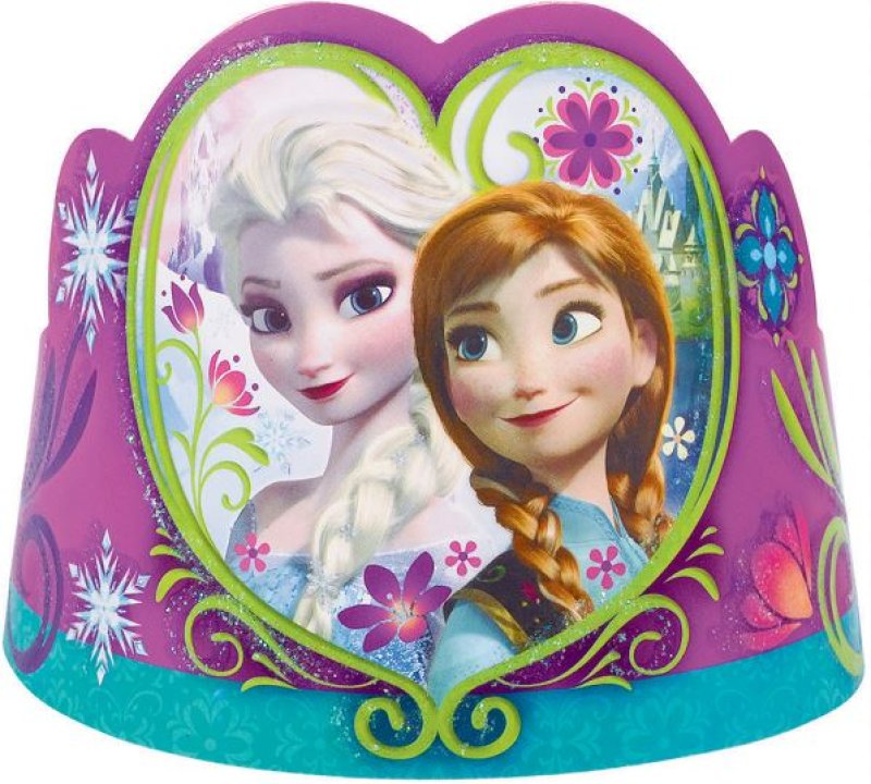 Frozen Paper Tiaras 8pk
