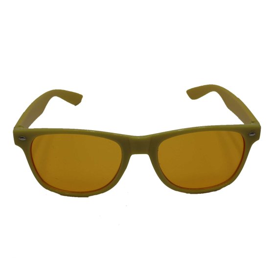Team Spirit Yellow Party Glasses