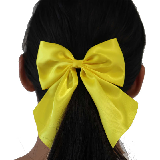 Team Spirit Yellow Hair Bow
