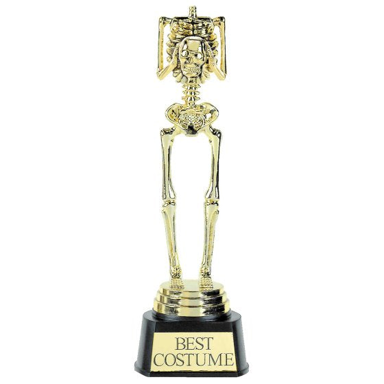 Fright Night Best Costume Skeleton Trophy