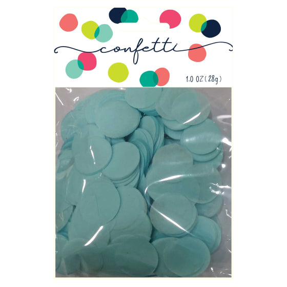 Light Blue Tissue Paper Confetti Circles 2cm 28g