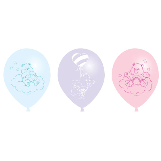 Care Bears Latex Balloons 30cm 6pk