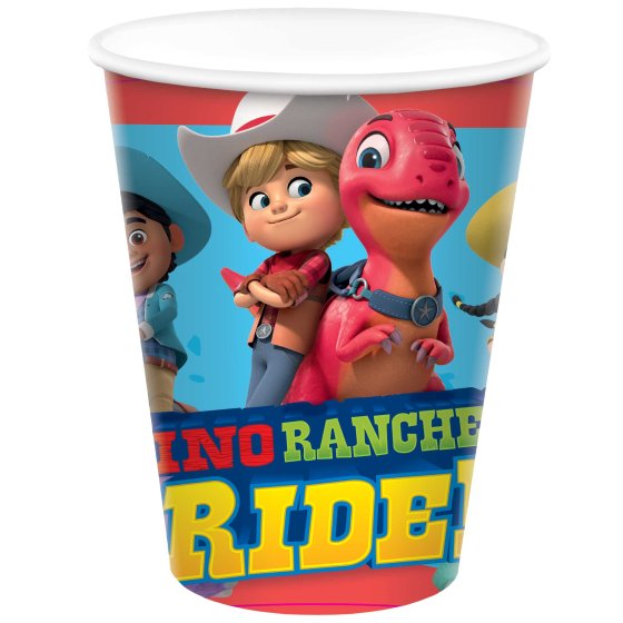 Dino Ranch Paper Cups FSC 266ml 8pk