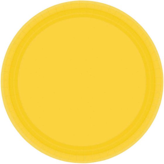 Round NPC Lunch Paper Plates 23cm 20pk