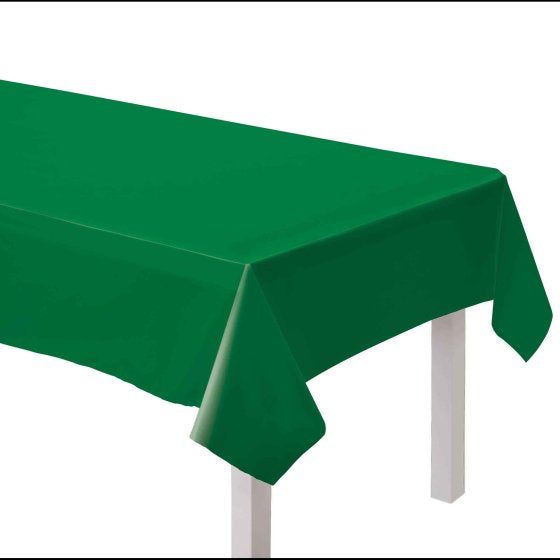 Festive Green Paper Tablecover FSC 137cm x 274cm Each