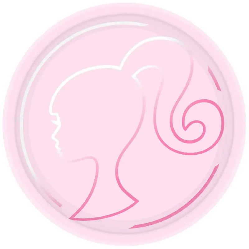 Barbie Round Paper Plates NPC 23cm 8pk