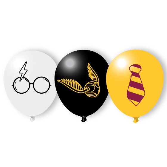 Harry Potter Mixed Design Latex Balloons 30cm 6pk