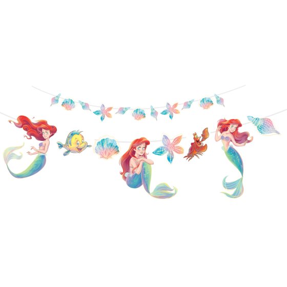 The Little Mermaid Garland Banner 2pk