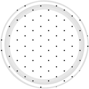 Dots Round NPC Dessert Paper Plates FSC 17cm 8pk