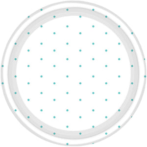 Dots Round NPC Dessert Paper Plates FSC 17cm 8pk