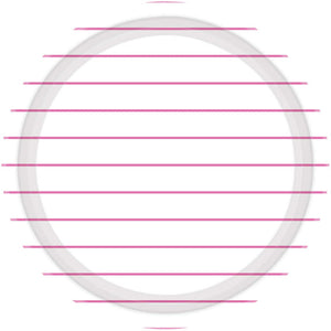 Stripes Round NPC Lunch Paper Plates FSC 23cm 8pk