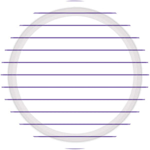 Stripes Round NPC Lunch Paper Plates FSC 23cm 8pk