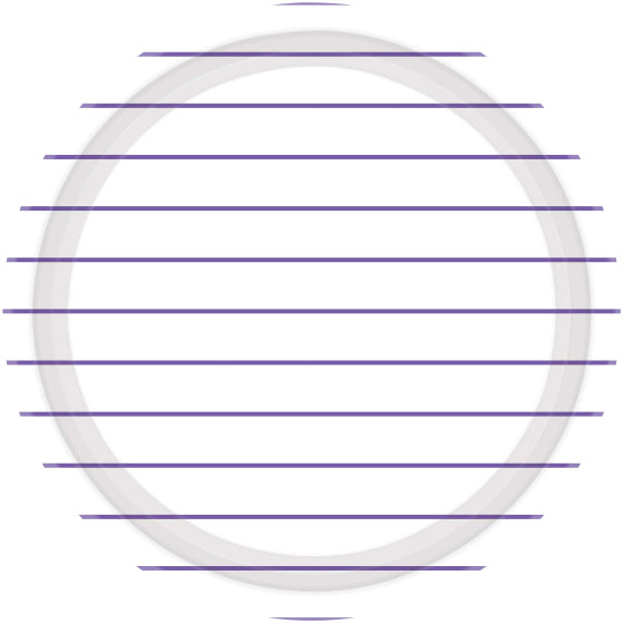 Stripes Round NPC Lunch Paper Plates FSC 23cm 8pk