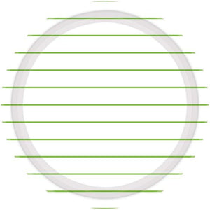 Stripes Round NPC Lunch Paper Plates FSC 23cm 8pk