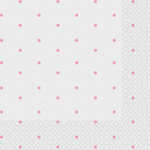 Dots Beverage Napkins 2-Ply FSC 16pk