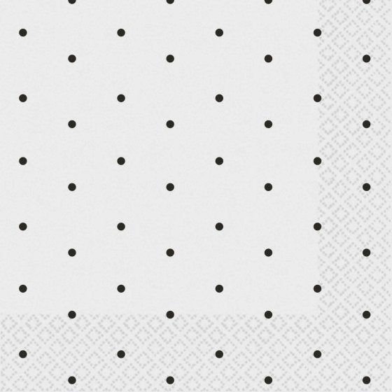 Dots Beverage Napkins 2-Ply 16pk
