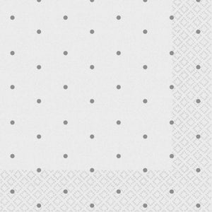 Dots Beverage Napkins 2-Ply FSC 16pk
