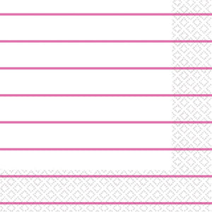 Stripes Lunch Napkins 2-Ply FSC 16pk