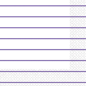 Stripes Lunch Napkins 2-Ply FSC 16pk