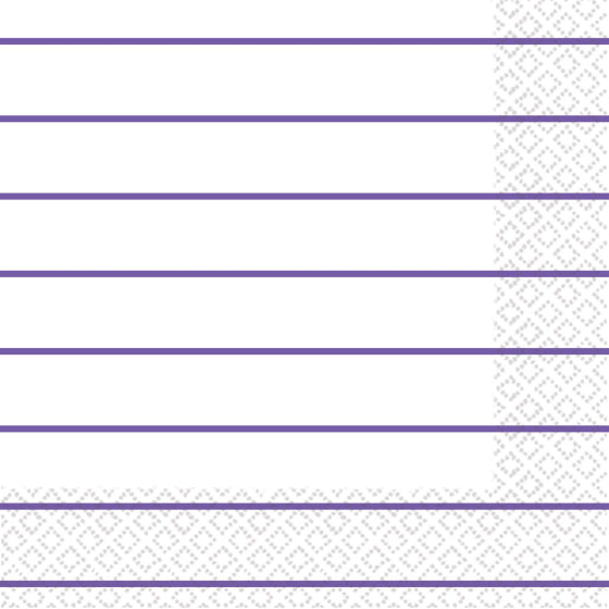 Stripes Lunch Napkins 2-Ply 16pk