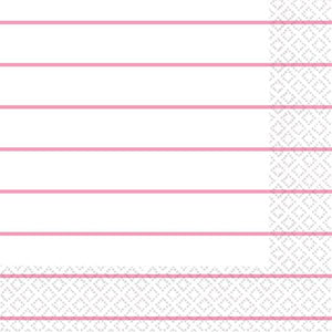 Stripes Lunch Napkins 2-Ply FSC 16pk