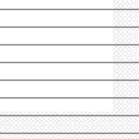 Stripes Lunch Napkins 2-Ply FSC 16pk