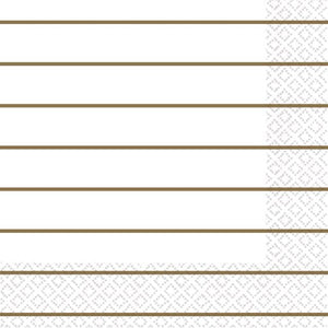 Stripes Lunch Napkins 2-Ply FSC 16pk