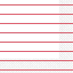 Stripes Lunch Napkins 2-Ply FSC 16pk