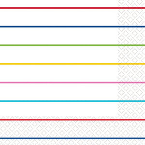 Stripes Lunch Napkins 2-Ply FSC 16pk