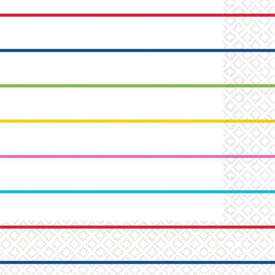 Stripes Lunch Napkins 2-Ply FSC 16pk