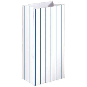 Stripe Paper Treat Bags FSC 13cm x 25cm x 7.5cm 8pk