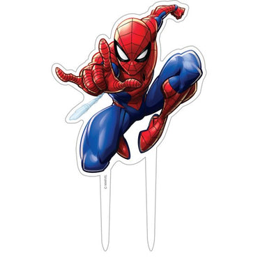 Spider-Man Webbed Wonder Acrylic Cake Topper 10cm x 17cm Each