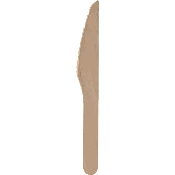 Natural Wooden Knife FSC 20pk