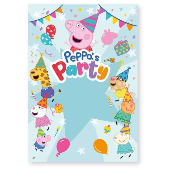 Peppa's Party Scene Setter 2.04m x 1.41m Each