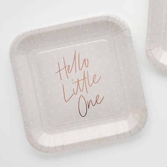 Hello Little One NPC Paper Plates 23cm x 23cm 8pk