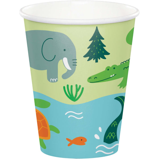 World Adventure Paper Cups 266ml 8pk