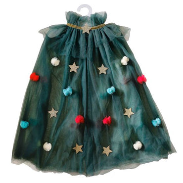 Fancy Dress Christmas Tree Costume Cape