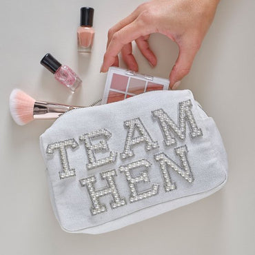 Hen Party Team Hen Cosmetic Bag 20cm x 12cm Each