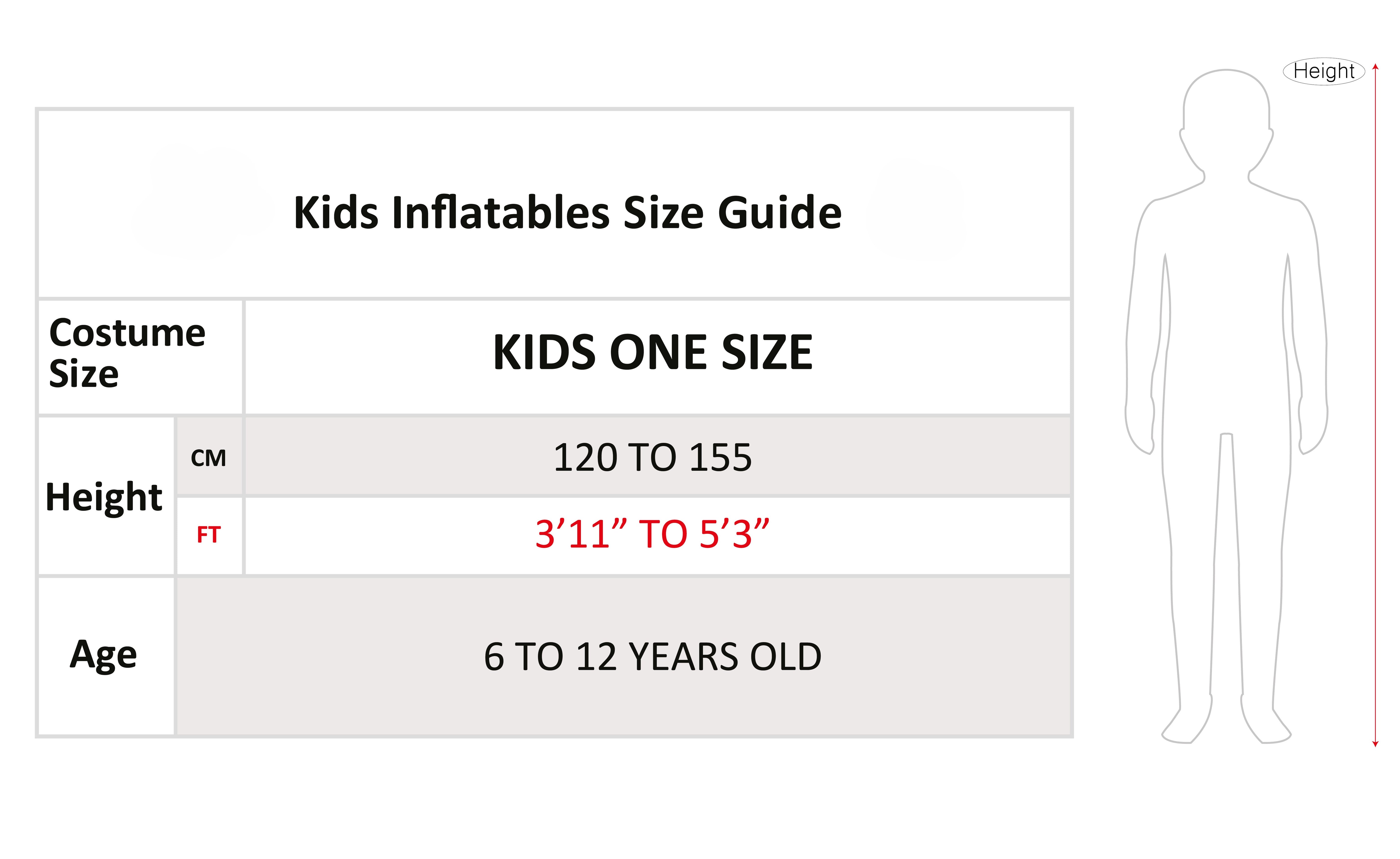 Inflatable Alien Kids Costume