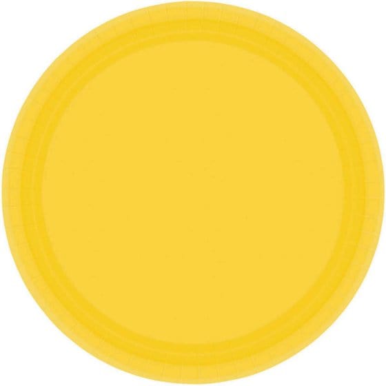 Round NPC Dessert Paper Plates 17cm 20pk