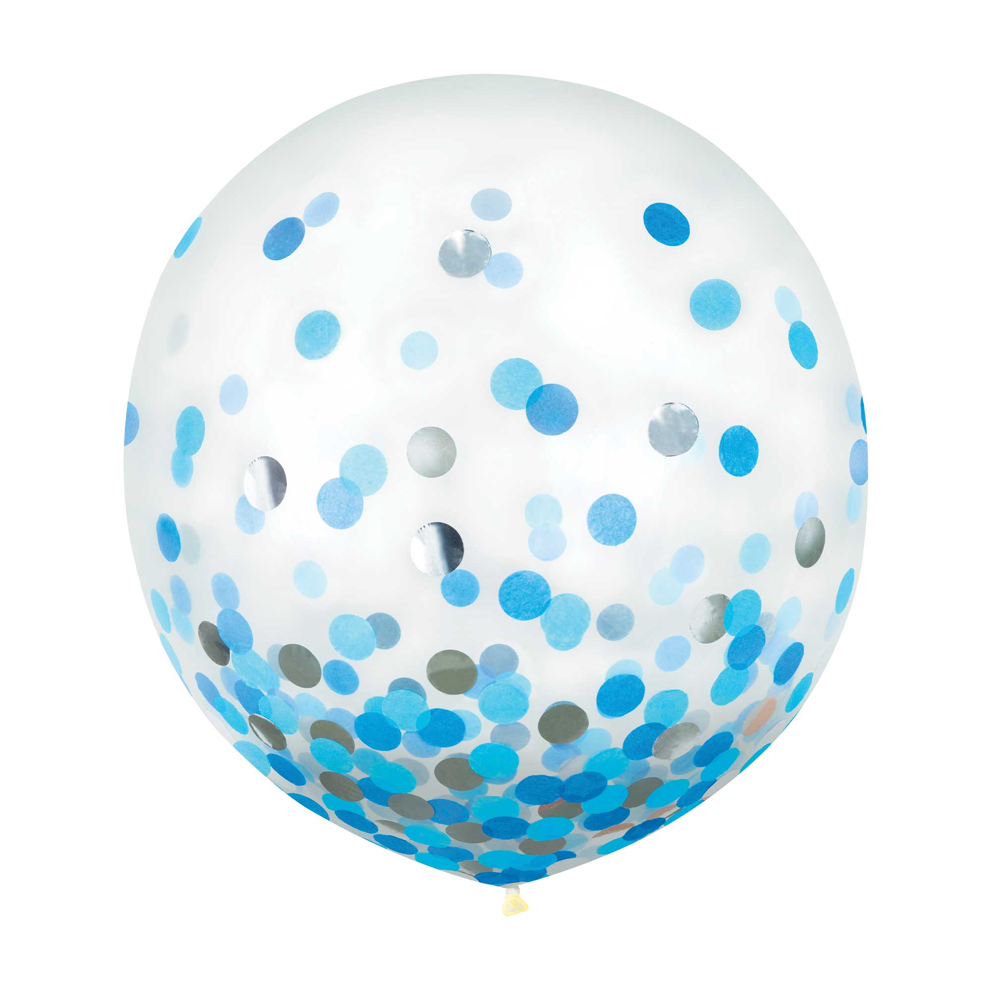 Multi-Coloured Confetti Latex Balloon 60cm 2pk - Party Savers