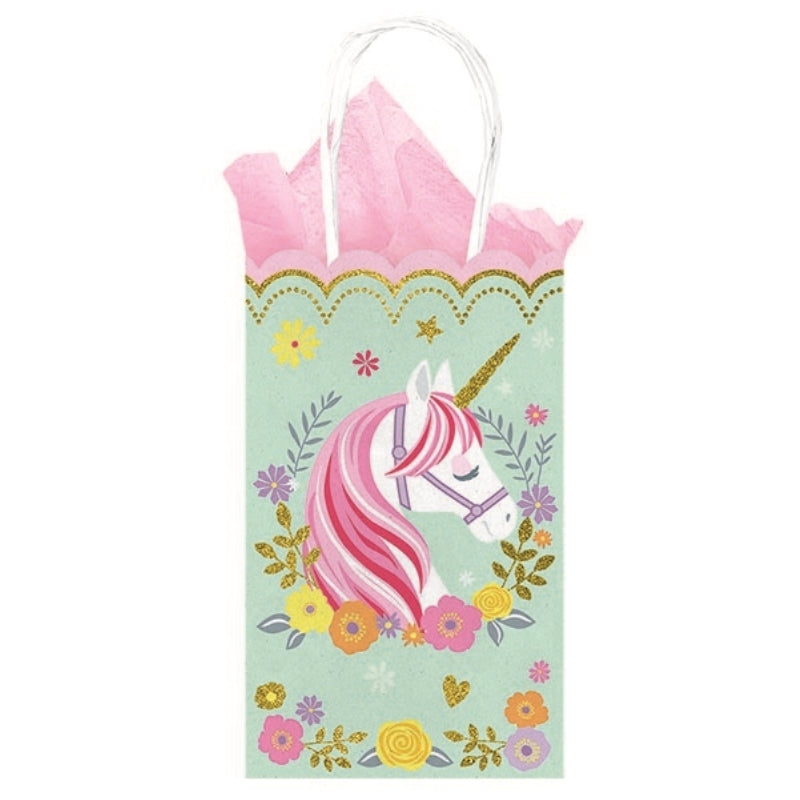 Magical Unicorn Glitter Small Treat Bag 10pk - Party Savers