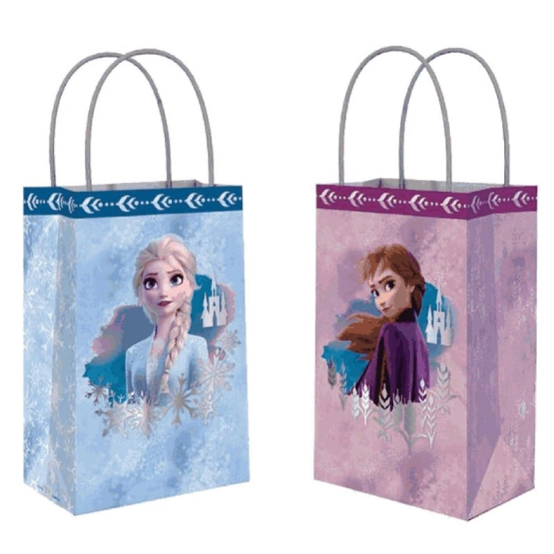 Frozen 2 Kraft Paper Gift Bags 8pk - Party Savers