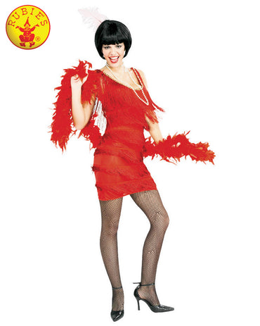 Women's Costume - Roarin' Red Flapper - Party Savers