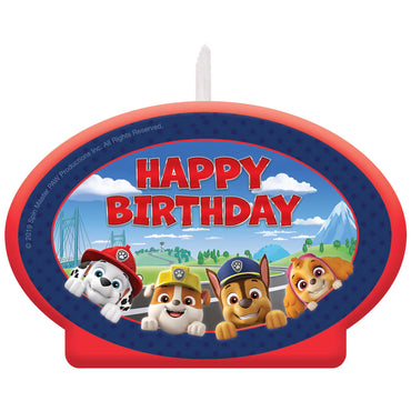 Paw Patrol Adventures Birthday Candle 11cm Each - Party Savers