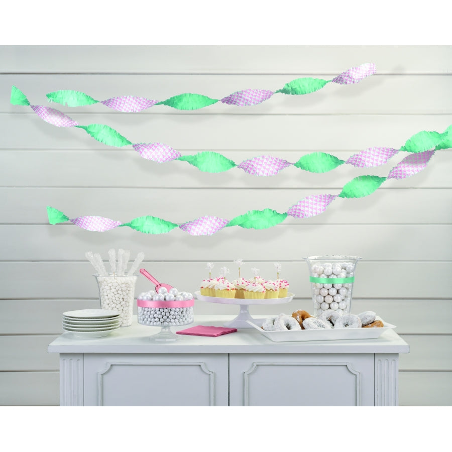 Pastel Fringe Paper Garland - Party Savers